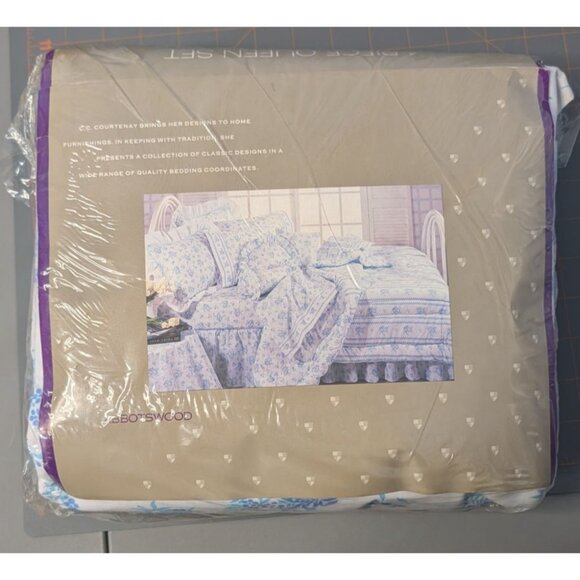 Courtney Queen 4-Piece Sheet Set Percale Cotton/Polyester Blend - Picture 2 of 11